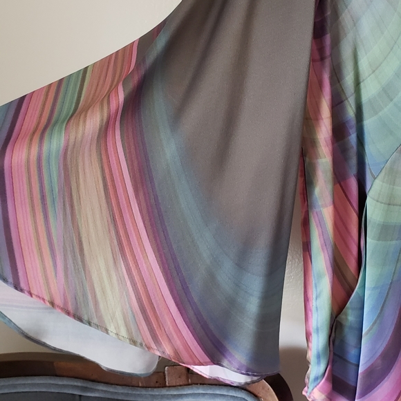 Elizabeth & James Silk Rainbow Tunic - Picture 3 of 6